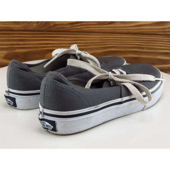 VANS Shoes Sz 13.5 Sneaker‎ Boys Youth Gray Fabric Lace Up Medium - Picture 6 of 11
